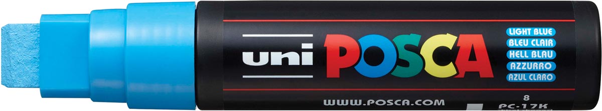 Uni POSCA paintmarker PC-17K, 15 mm, lichtblauw afbeelding