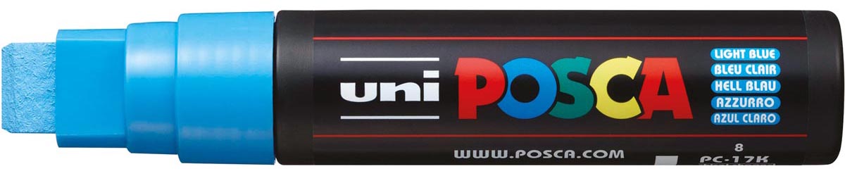 Uni POSCA paintmarker PC-17K, 15 mm, lichtblauw