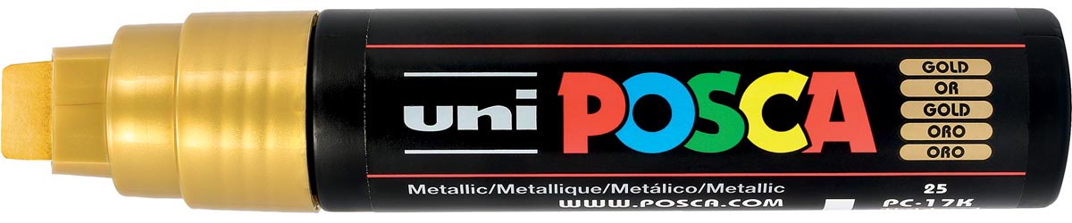 Uni POSCA paintmarker PC-17K, 15 mm, goud
