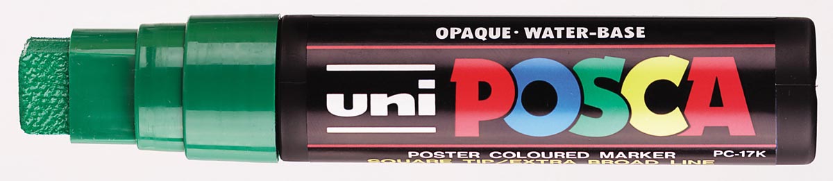 Uni POSCA paintmarker PC-17K, 15 mm, groen afbeelding