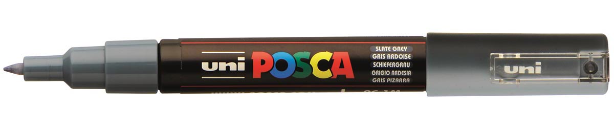 Uni POSCA paintmarker PC-1MC, 0,7 - 1 mm, leigrijs