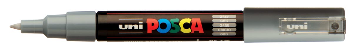 Uni POSCA paintmarker PC-1MC, 0,7 - 1 mm, grijs afbeelding