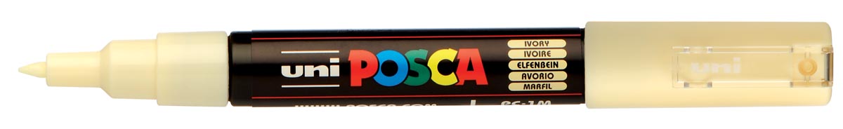 Uni POSCA paintmarker PC-1MC, 0,7 - 1 mm, ivoor afbeelding