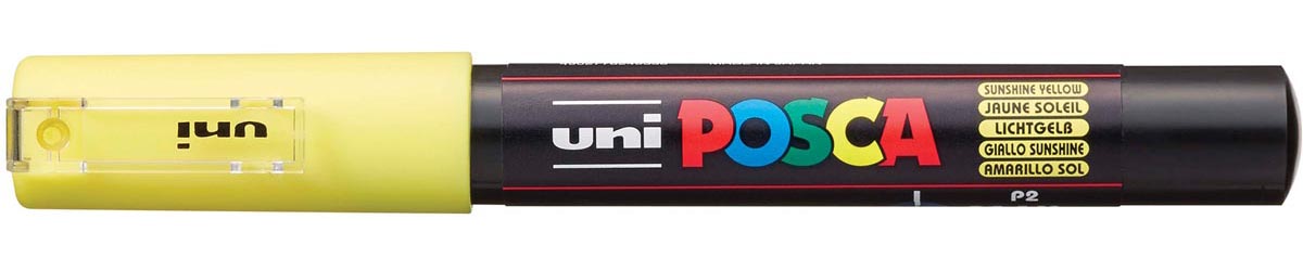 Uni POSCA paintmarker PC-1MC, 0,7 - 1 mm, zonnegeel
