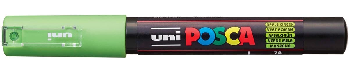 Uni POSCA paintmarker PC-1MC, 0,7 - 1 mm, appelgroen