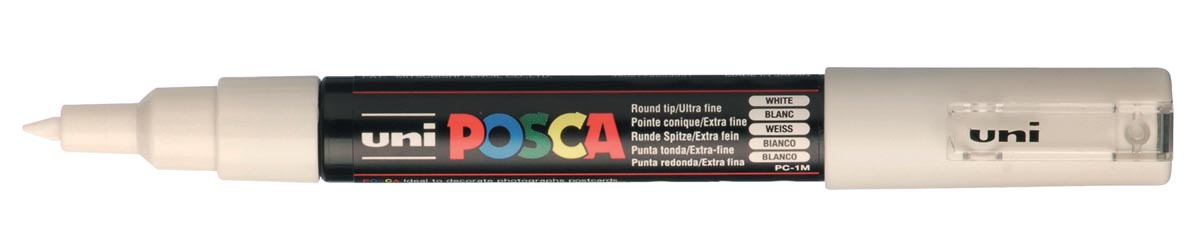 Uni POSCA paintmarker PC-1MC, 0,7 - 1 mm, wit