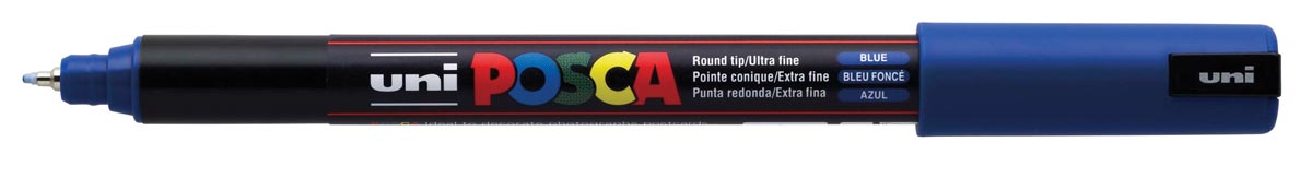Uni POSCA paintmarker PC-1MR, 0,7 mm, donkerblauw afbeelding