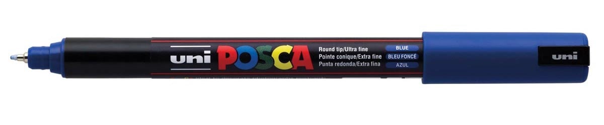 Uni POSCA paintmarker PC-1MR, 0,7 mm, donkerblauw