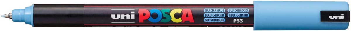 Uni POSCA paintmarker PC-1MR, 0,7 mm, ijsblauw afbeelding