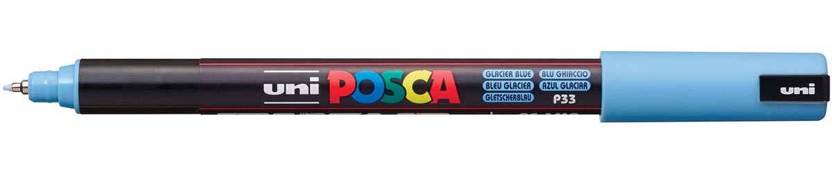 Uni POSCA paintmarker PC-1MR, 0,7 mm, ijsblauw