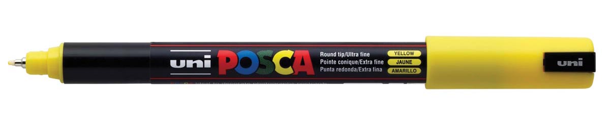 Uni POSCA paintmarker PC-1MR, 0,7 mm, geel