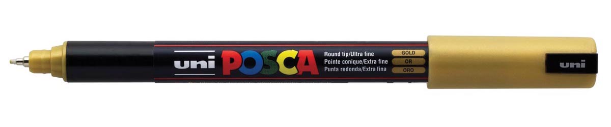 Uni POSCA paintmarker PC-1MR, 0,7 mm, goud