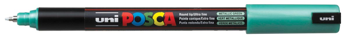 Uni POSCA paintmarker PC-1MR, 0,7 mm, metaalgroen afbeelding