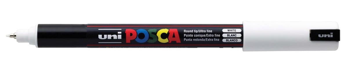 Uni POSCA paintmarker PC-1MR, 0,7 mm, wit