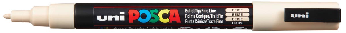Uni POSCA paintmarker PC-3M, 1,5 mm, beige afbeelding