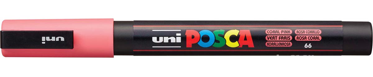 Uni POSCA paintmarker PC-3M, 1,5 mm, koraalrood