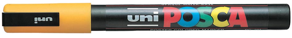 Uni POSCA paintmarker PC-3M, 1,5 mm, lichtoranje afbeelding