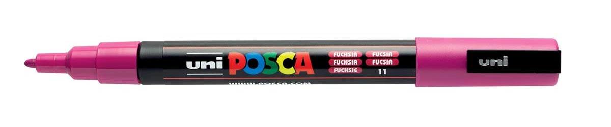 Uni POSCA paintmarker PC-3M, 1,5 mm, fuchsia