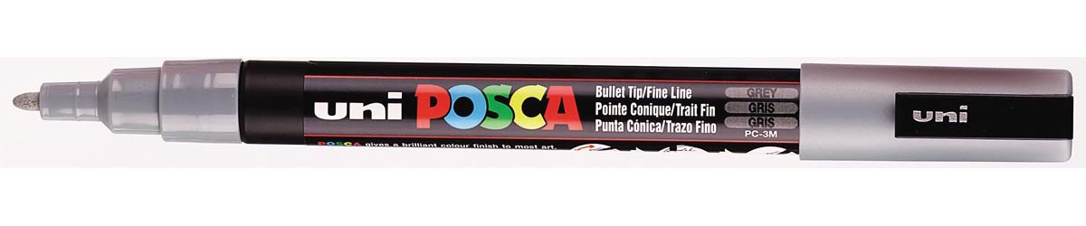 Uni POSCA paintmarker PC-3M, 1,5 mm, grijs