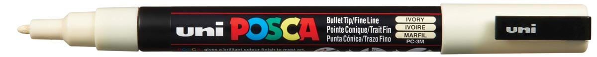 Uni POSCA paintmarker PC-3M, 1,5 mm, ivoor afbeelding