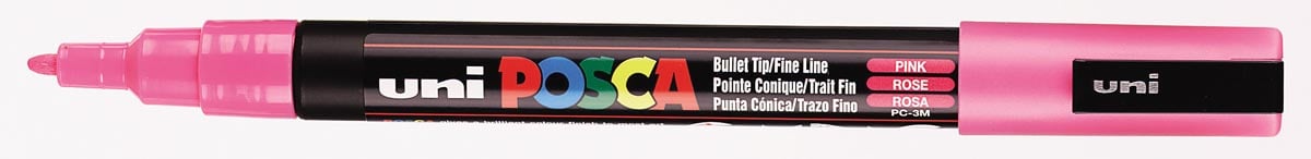 Uni POSCA paintmarker PC-3M, 1,5 mm, roze afbeelding