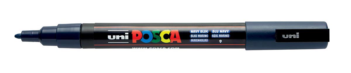 Uni POSCA paintmarker PC-3M, 1,5 mm, marine blauw