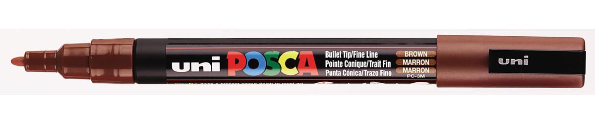 Uni POSCA paintmarker PC-3M, 1,5 mm, bruin