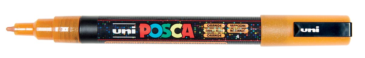 Posca paintmarker PC-1MC glitter oranje