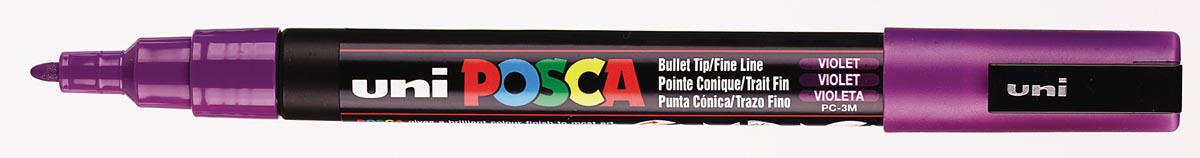 Uni POSCA paintmarker PC-3M, 1,5 mm, paars afbeelding