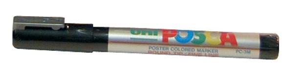 Uni POSCA paintmarker PC-3M, 1,5 mm, zilver afbeelding