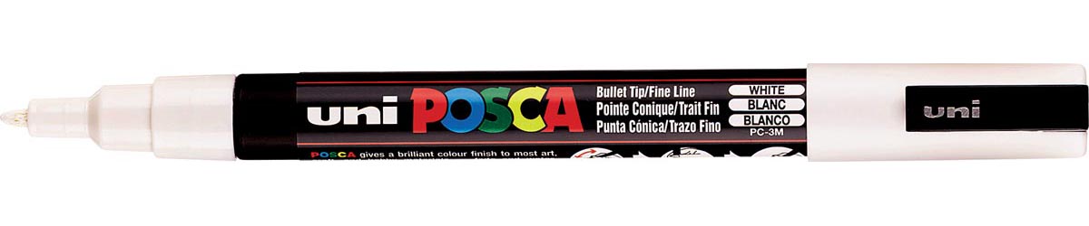 Uni POSCA paintmarker PC-3M, 1,5 mm, wit