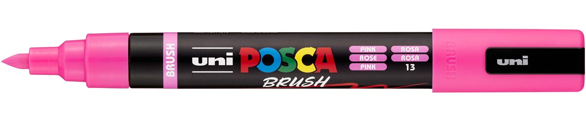 Uni Posca paintmarker PC-5BR, 1 - 4 mm, penseel punt, roze
