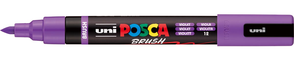 Uni Posca paintmarker PC-5BR, 1 - 4 mm, penseel punt, paars