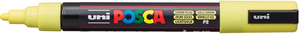 Uni POSCA paintmarker PC-5M, 1,8 - 2,5 mm, zongeel afbeelding