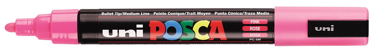 Uni POSCA paintmarker PC-5M, 1,8 - 2,5 mm, roze afbeelding