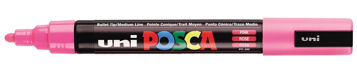 Uni POSCA paintmarker PC-5M, 1,8 - 2,5 mm, roze