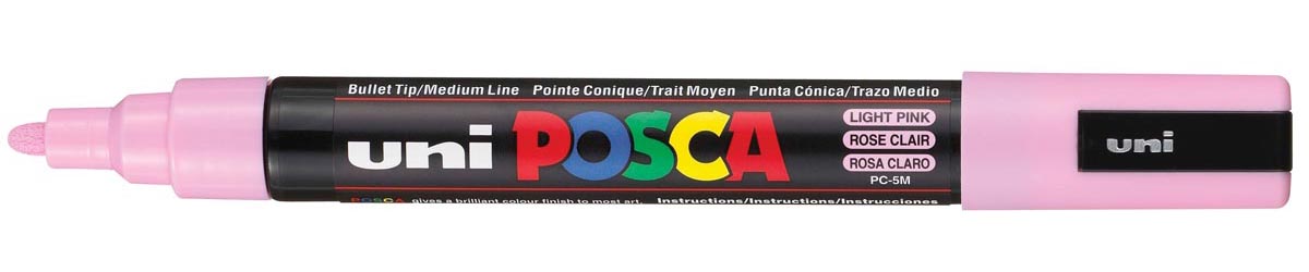 Uni POSCA paintmarker PC-5M, 1,8 - 2,5 mm, lichtroze