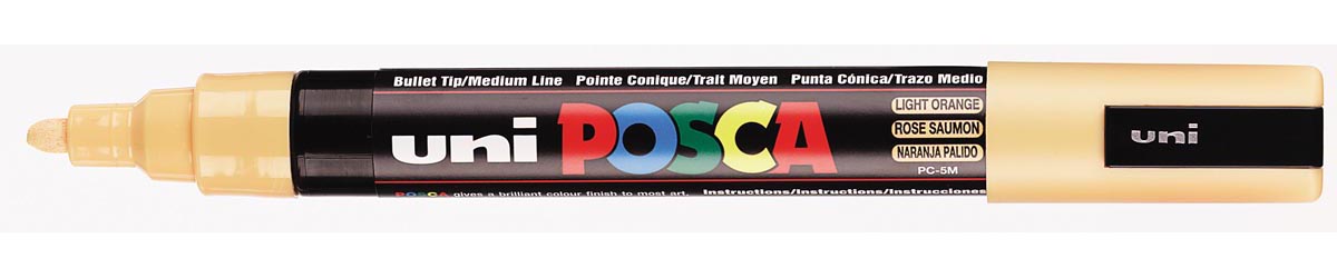 Uni POSCA paintmarker PC-5M, 1,8 - 2,5 mm, zalmroze