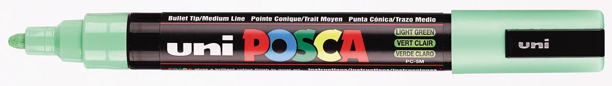 Uni POSCA paintmarker PC-5M, 1,8 - 2,5 mm, lichtgroen afbeelding