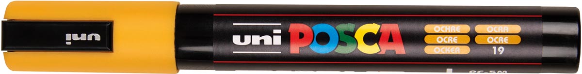 Uni POSCA paintmarker PC-5M, 1,8 - 2,5 mm, oker afbeelding