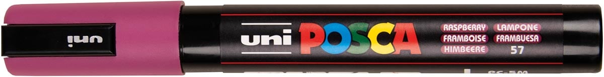 Uni POSCA paintmarker PC-5M, 1,8 - 2,5 mm, framboos afbeelding