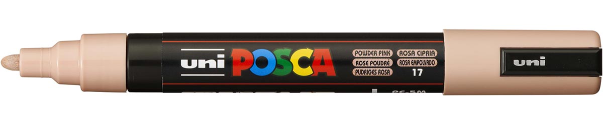 Uni Posca paintmarker PC-5M, 1,8 - 2,5 mm, ronde punt, poeder roze