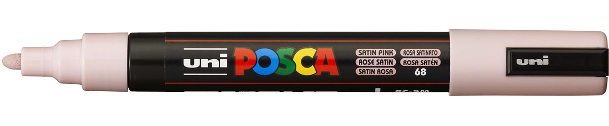 Uni Posca paintmarker PC-5M, 1,8 - 2,5 mm, ronde punt, satijn roze