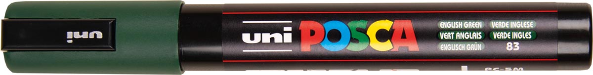 Uni POSCA paintmarker PC-5M, 1,8 - 2,5 mm, Engels groen afbeelding