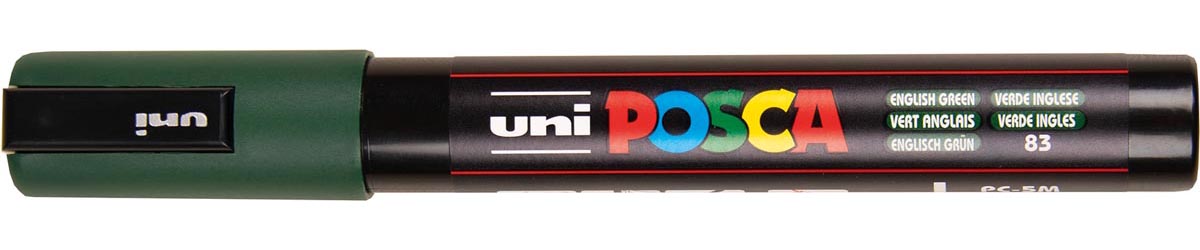 Uni POSCA paintmarker PC-5M, 1,8 - 2,5 mm, Engels groen