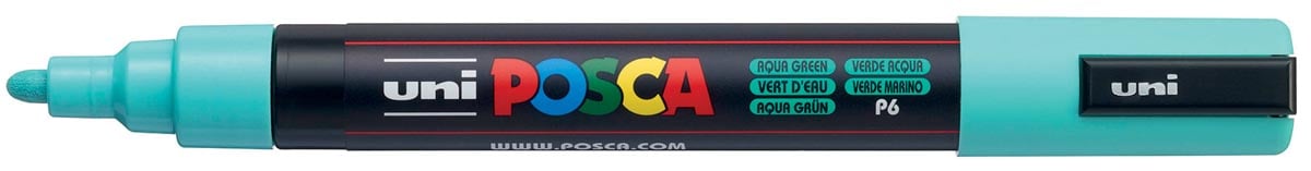 Uni POSCA paintmarker PC-5M, 1,8 - 2,5 mm, zeegroen afbeelding