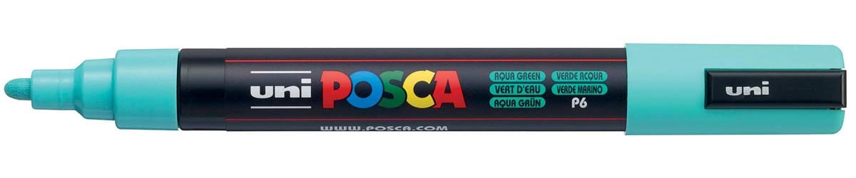 Uni POSCA paintmarker PC-5M, 1,8 - 2,5 mm, zeegroen