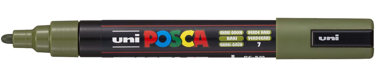 Uni Posca paintmarker PC-5M, 1,8 - 2,5 mm, ronde punt, kakigroen
