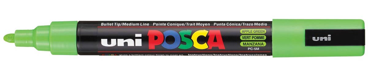 Uni POSCA paintmarker PC-5M, 1,8 - 2,5 mm, appelgroen