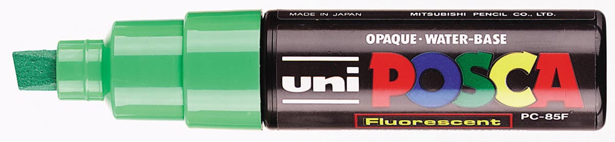 Uni POSCA paintmarker PC-8K, 8 mm, fluo groen afbeelding